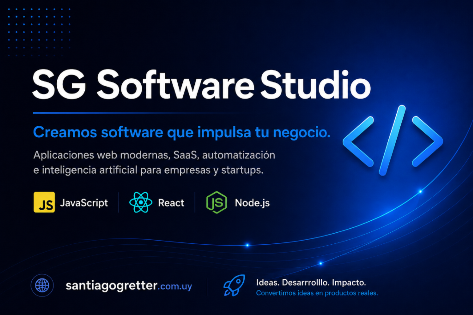 Santiago Gretter — Software Development, Mobile Apps and SaaS