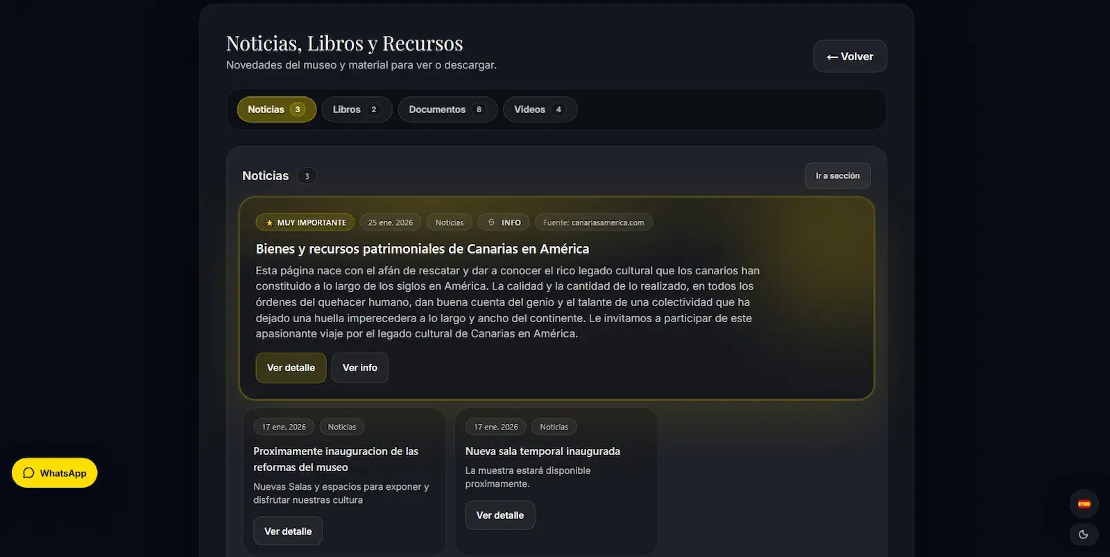 Museo Canario Web