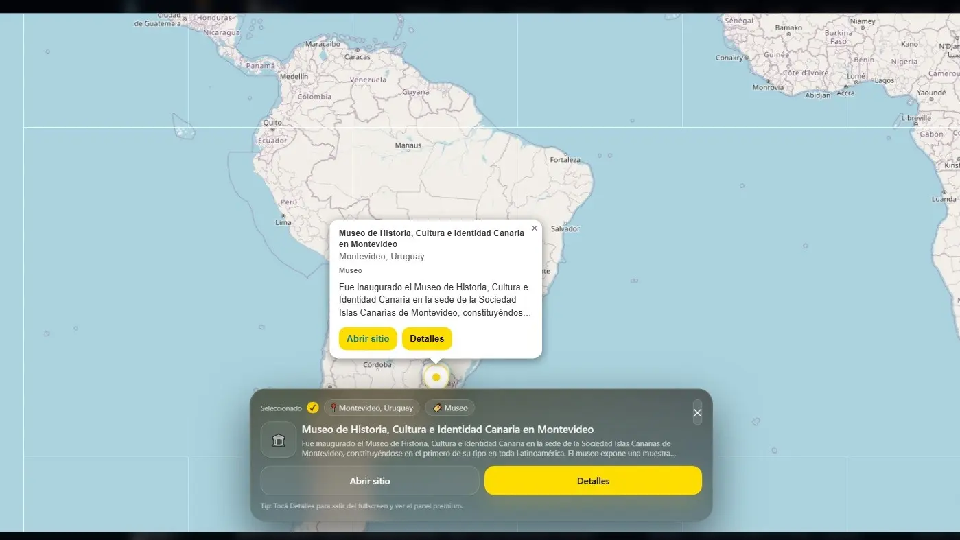 Museo Canario Web — Contenido institucional