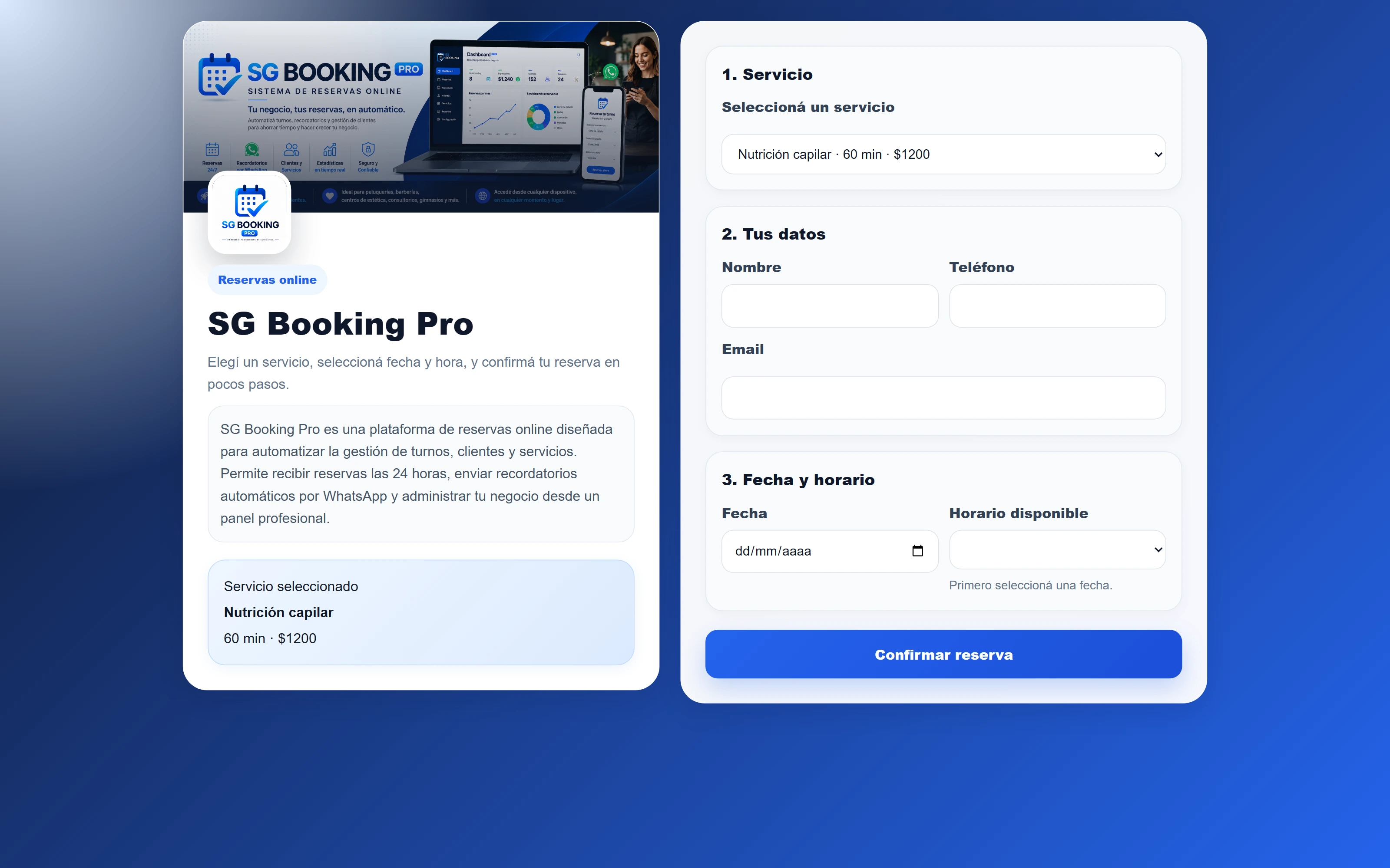 SG Booking Pro