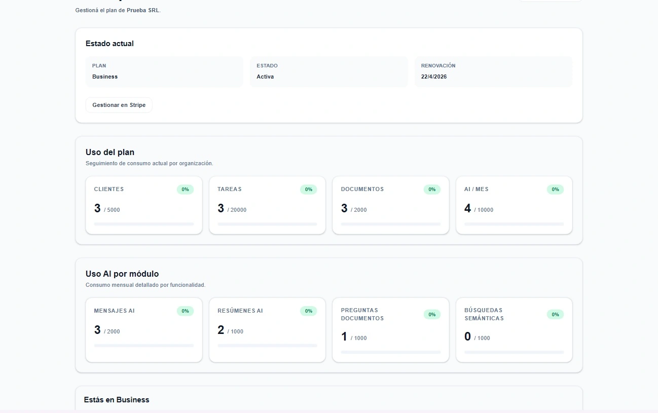 SG Copilot CRM — Plans and billing